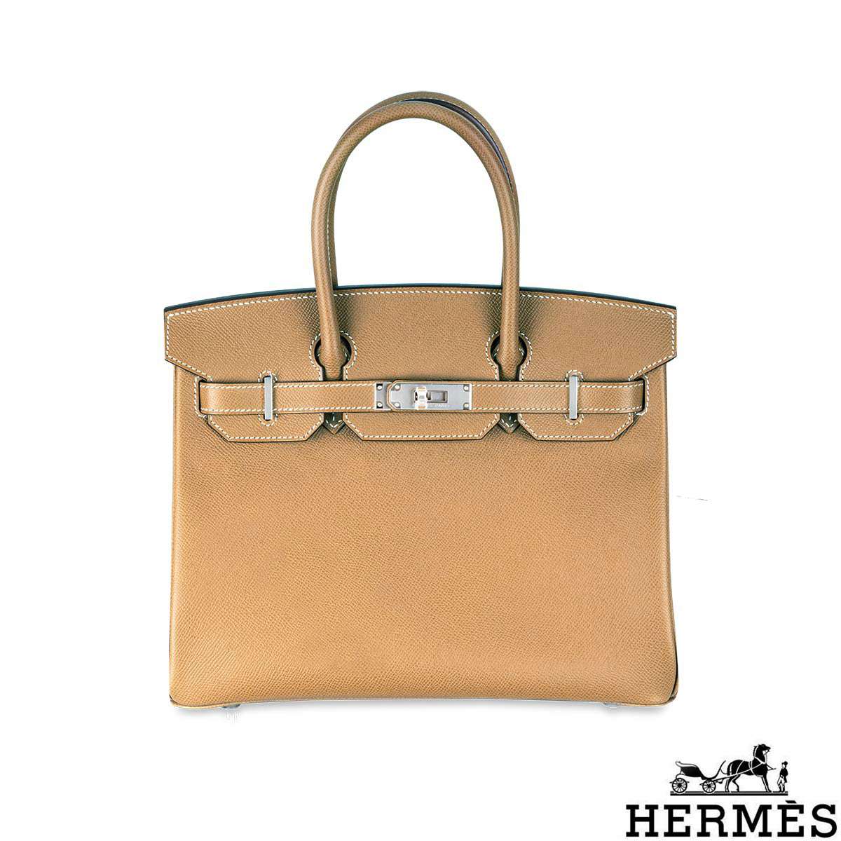 Herms Birkin 30cm Gold Epsom PHW